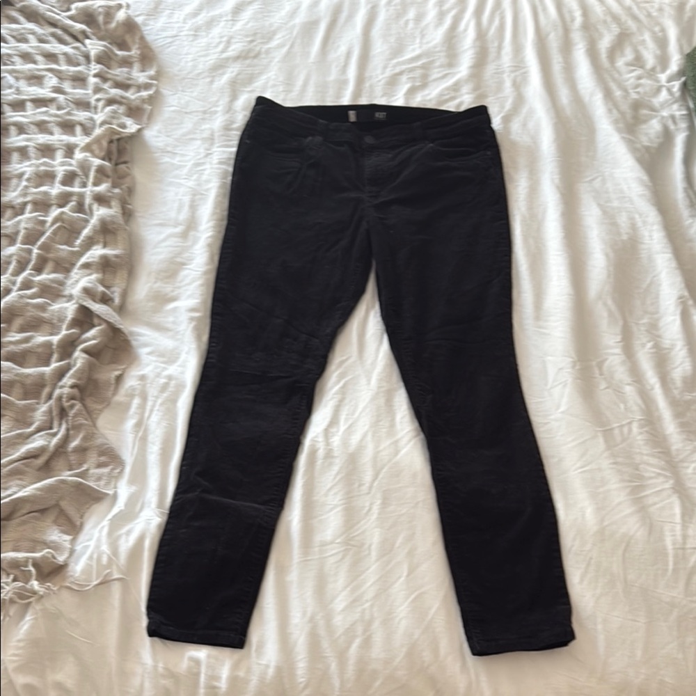Black Corduroy Pants for everyday everywhere - size 14